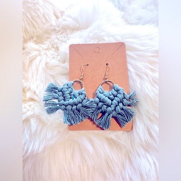 🆕hOmEmAdE w/LÖVE=jEwLeRy>BoHeMiAn EaRrInGs »-»MaCrÄmË aRtWoRk»-»@soul_embellish - Picture 2 of 15